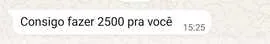 Exemplo de orçamento amador enviado por WhatsApp 2